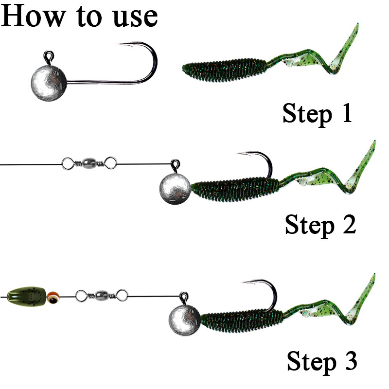 10pcs/lot Jig Head Fishing Hoo - Fishing Hook Offset のレビューと価格