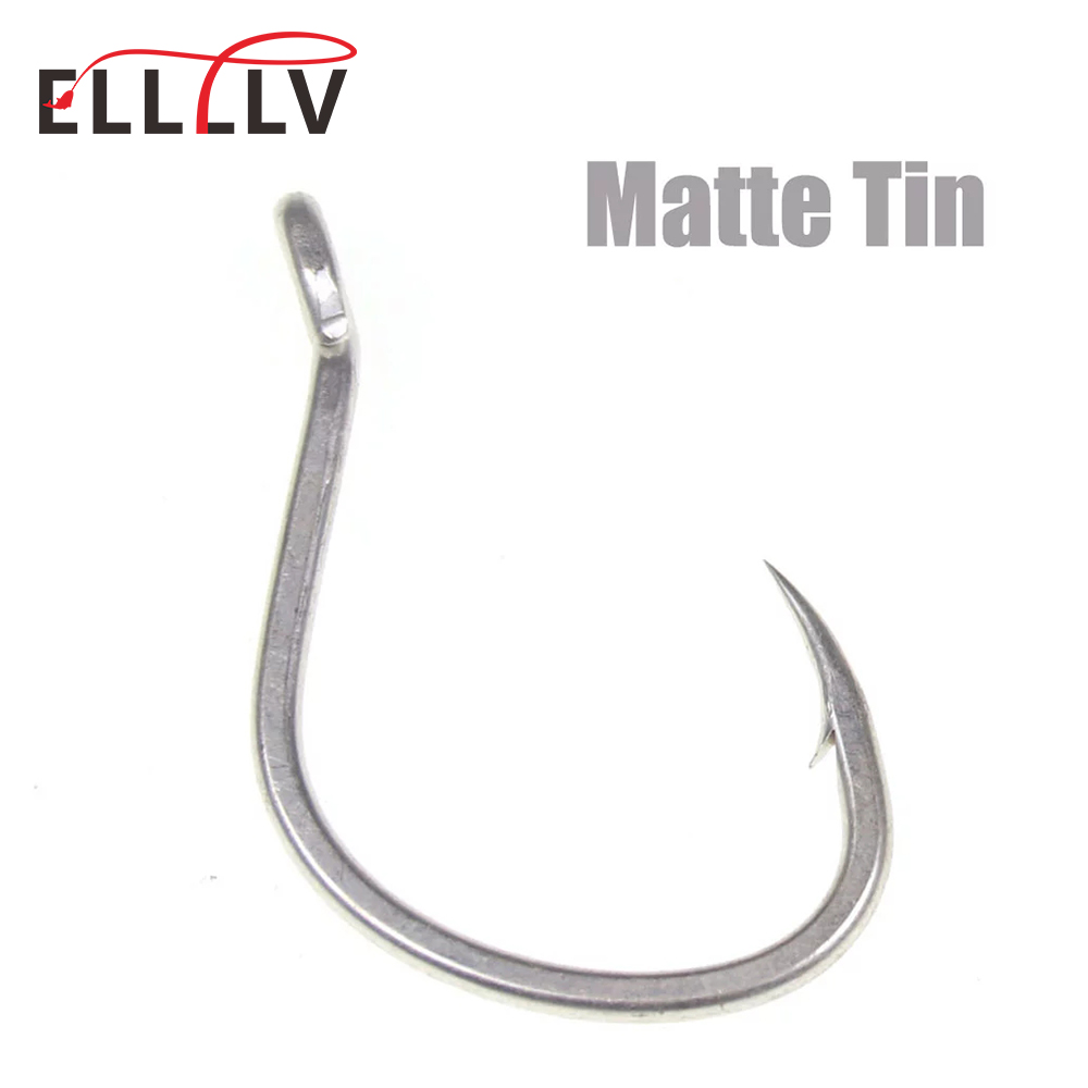 10pcs Matte Tin Anti-rust Salt - Fishing Hook Offset のレビューと価格