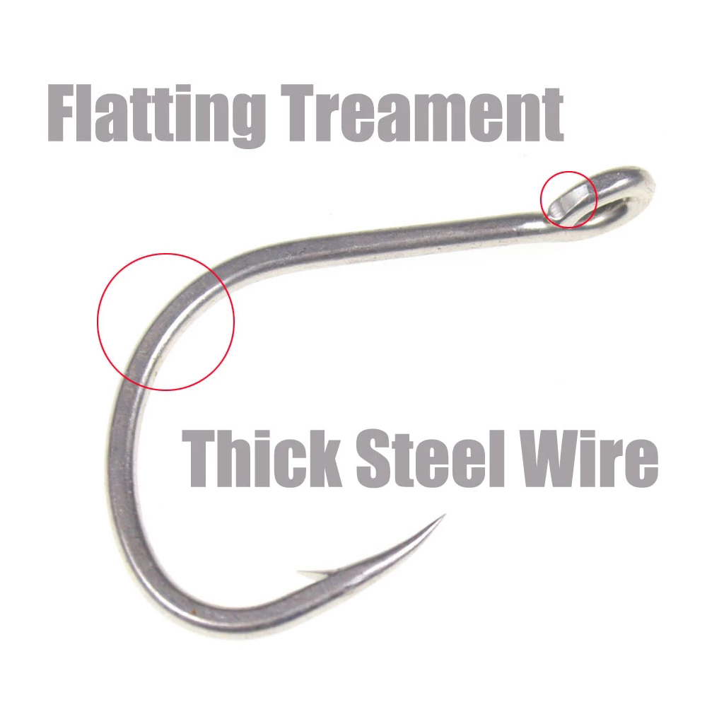 10pcs Matte Tin Anti-rust Salt - Fishing Hook Offset のレビューと価格