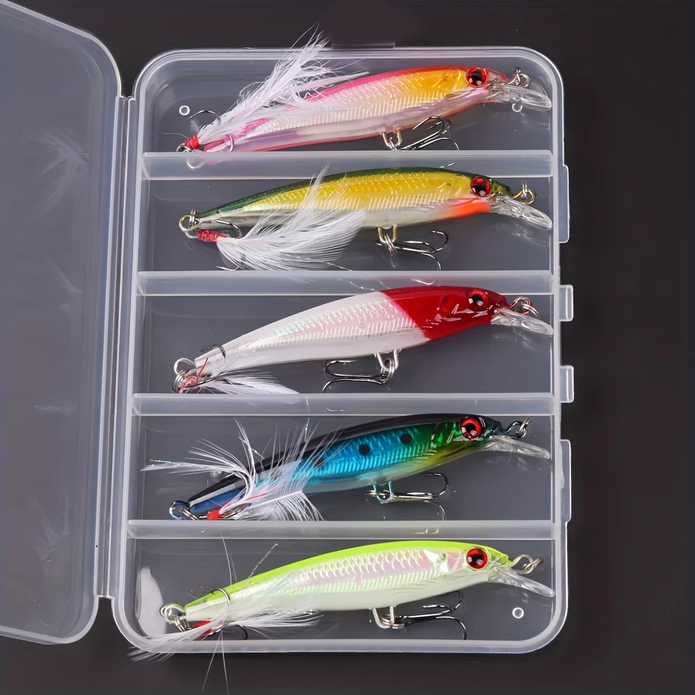 Laser 3D Eyes Bionic Minnow Fi - Fishing Hook Treble のレビューと価格