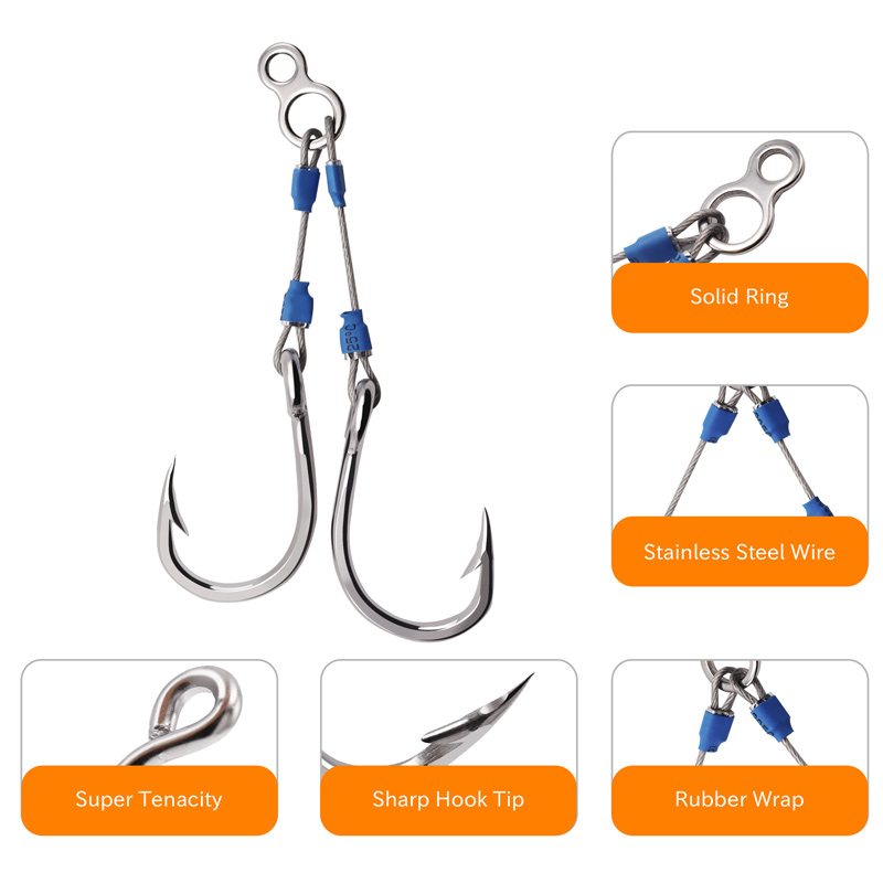 ZYZHE Steel Wire Jig Assist Ho - Fishing Hook Assortment のレビューと価格
