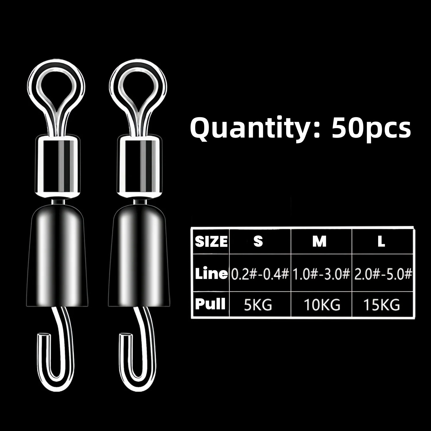 50pcs Carp Fishing Quick Chang - Fishing Hook Jig のレビューと価格