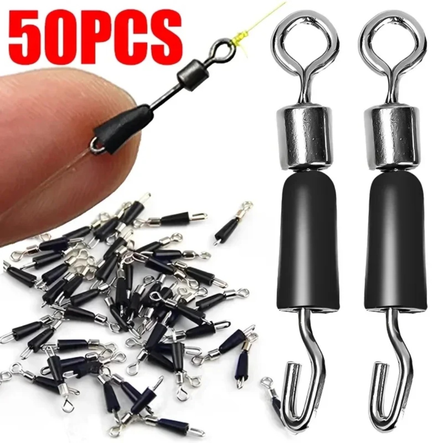 50pcs Carp Fishing Quick Chang - Fishing Hook Jig のレビューと価格