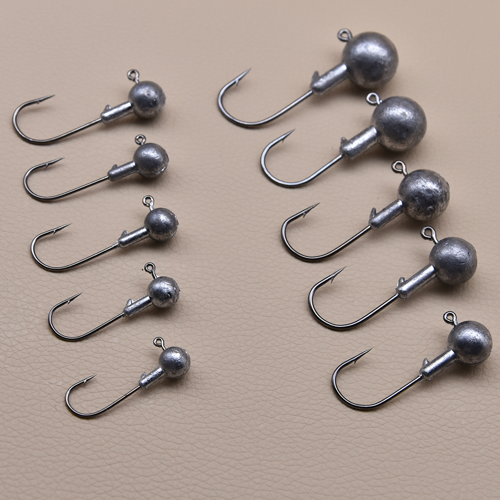 MrLurion 50pcs 1g-28g jig head - Fishing Hook Weedless のレビューと価格