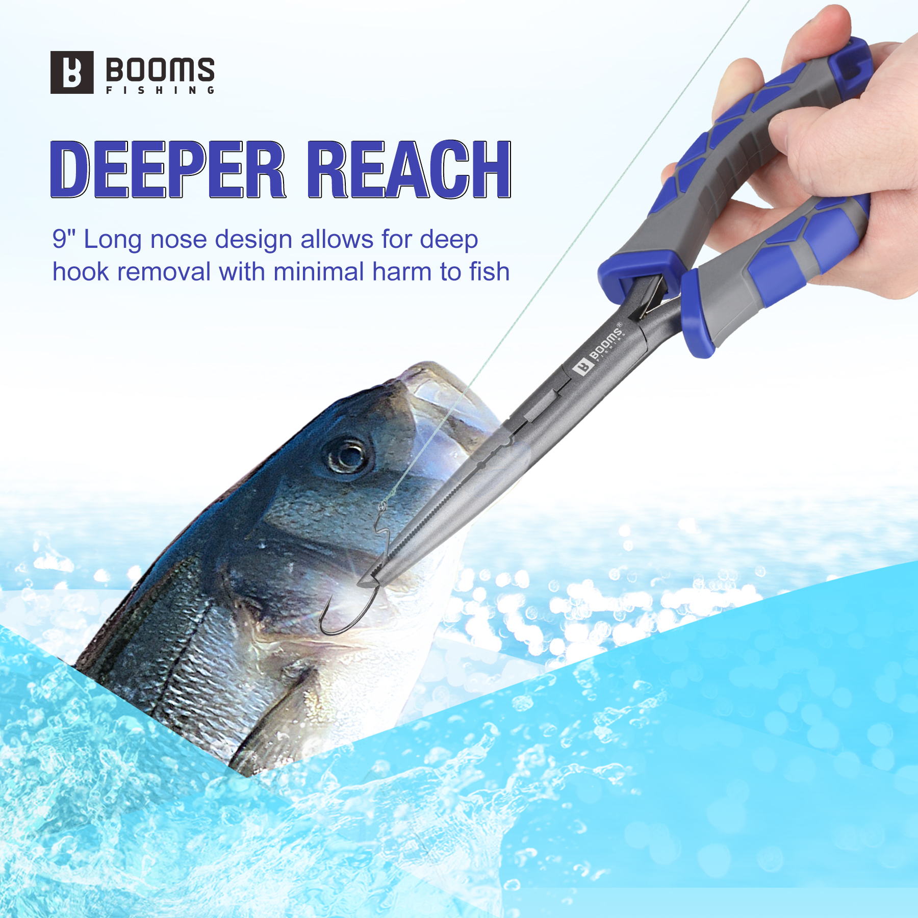 Booms Fishing XW10 23cm Long N - Fishing Hook Remover のレビューと価格