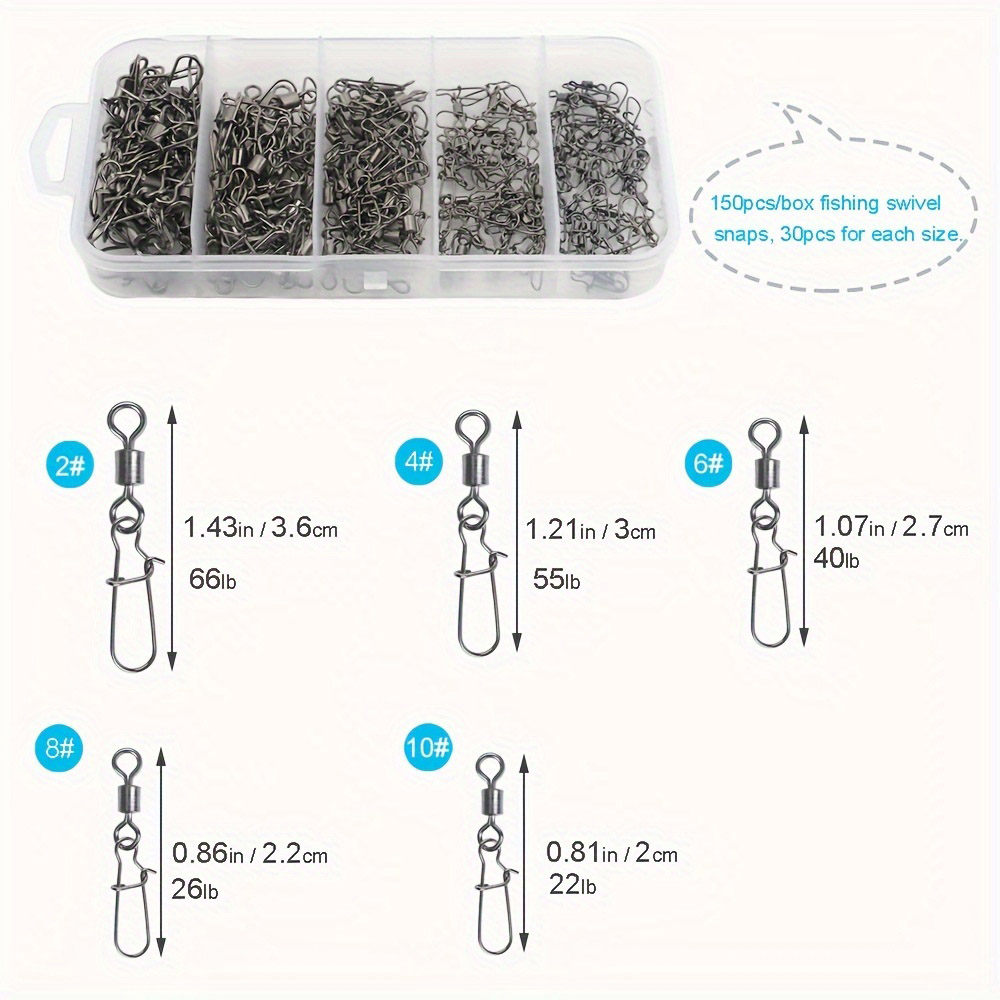 95/210 PCS Set Fishing Connect - Fishing Hook Stainless Steel のレビューと価格