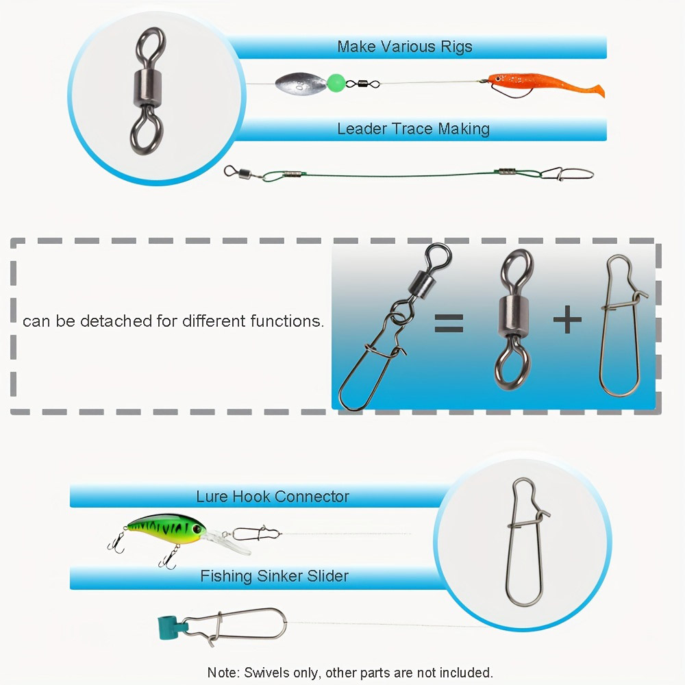 95/210 PCS Set Fishing Connect - Fishing Hook Stainless Steel のレビューと価格