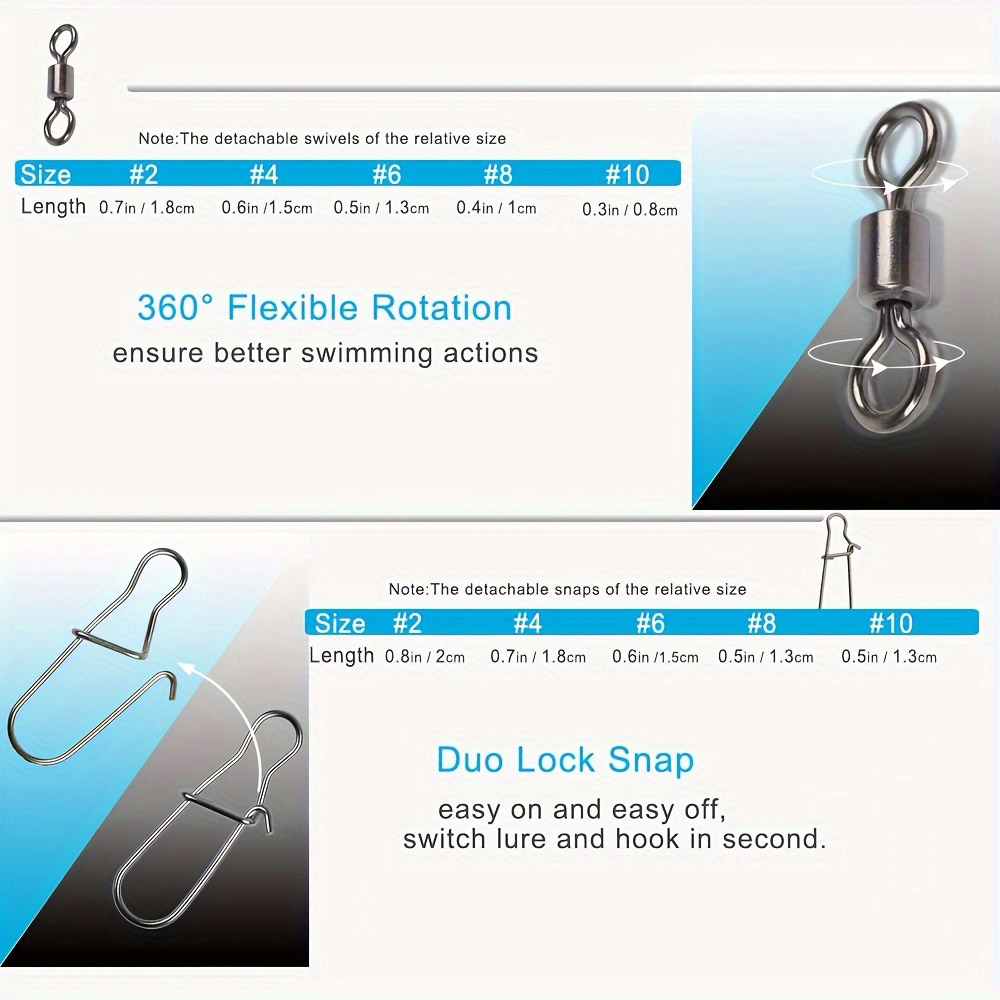 95/210 PCS Set Fishing Connect - Fishing Hook Stainless Steel のレビューと価格