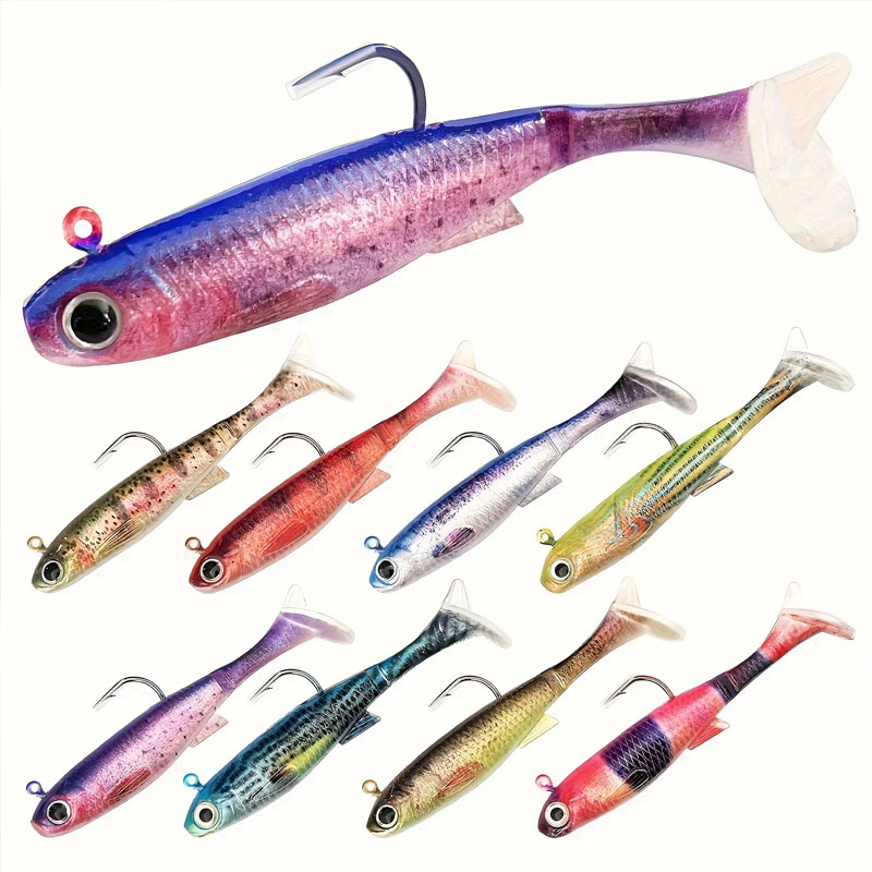 Pre-Rigged Sea Bass Lure | 3-P - Fishing Hook Weedless のレビューと価格