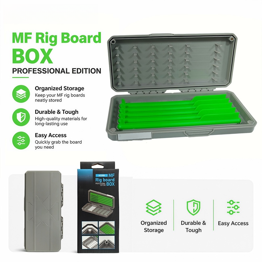 Carp Fishing Rig Board Box wit - Fishing Hook Box のレビューと価格