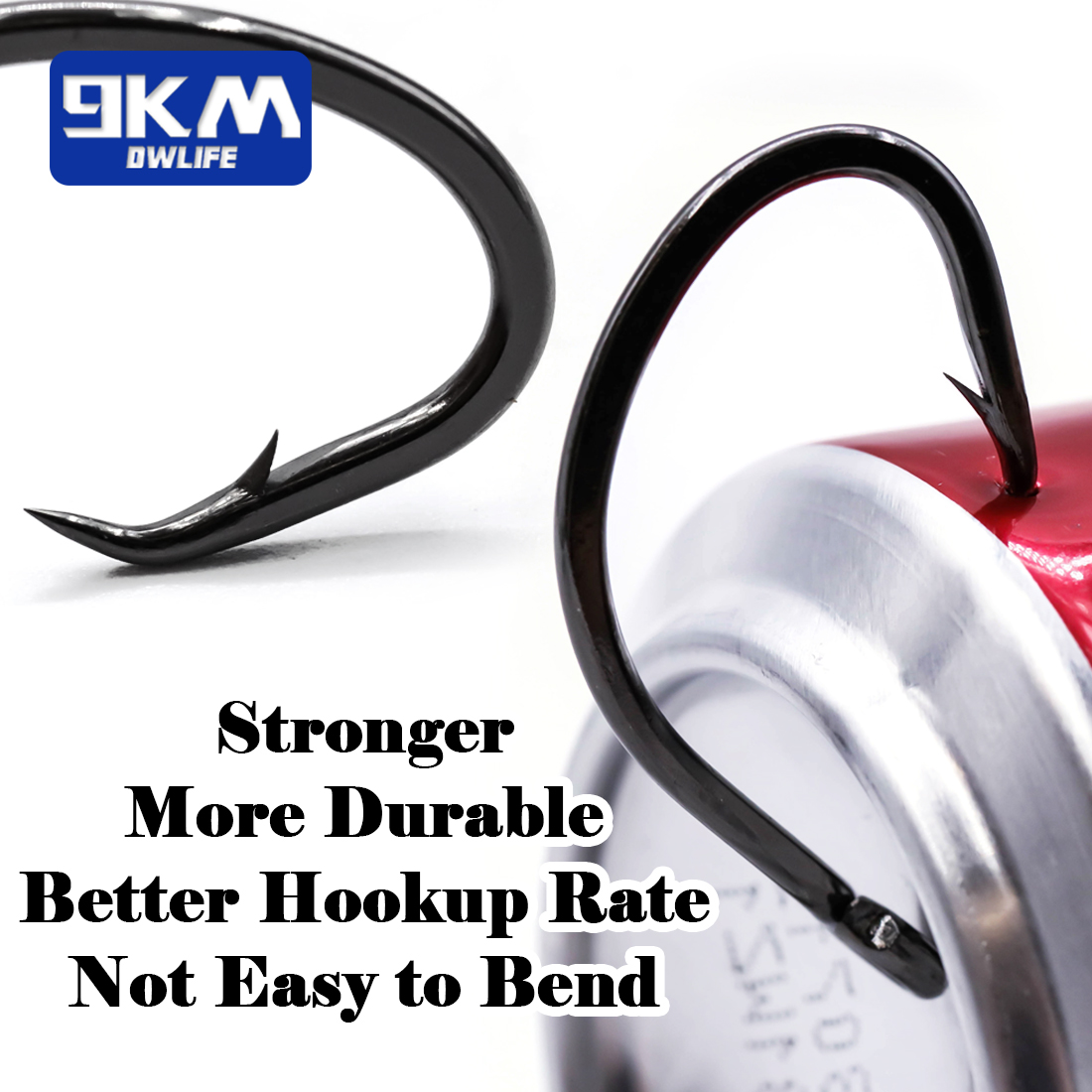 9KM Circle Hooks 25~50Pcs Salt - Fishing Hook Circle のレビューと価格