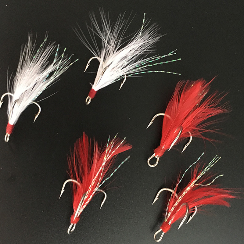 Fishing Treble Hook Lure Red W - Fishing Hook Weedless のレビューと価格