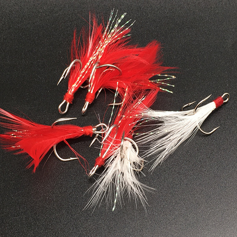 Fishing Treble Hook Lure Red W - Fishing Hook Weedless のレビューと価格
