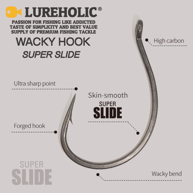 LUREHOLIC PTFE Super Slide Wac - Fishing Hook Offset のレビューと価格