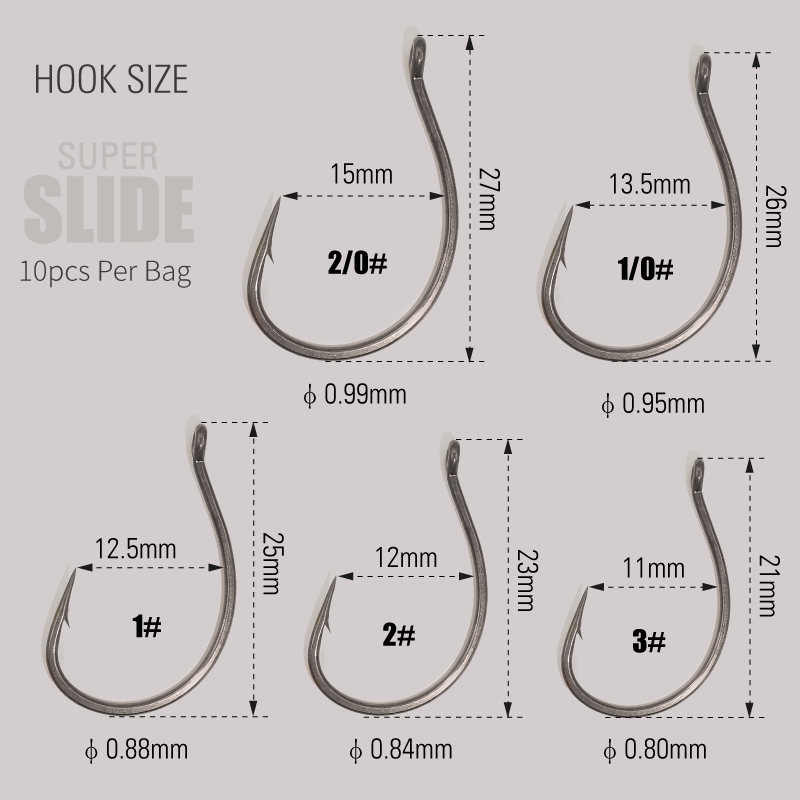 LUREHOLIC PTFE Super Slide Wac - Fishing Hook Offset のレビューと価格
