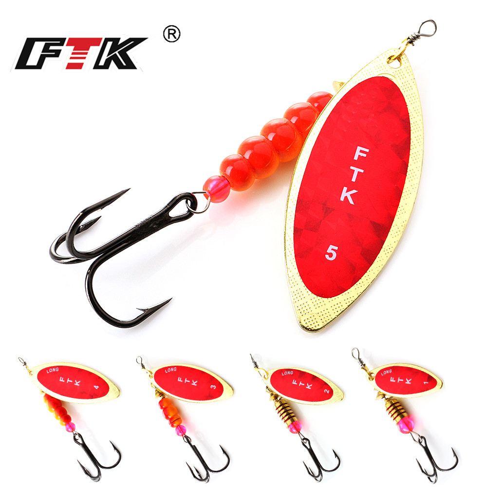 FTK Spinner Bait 4G/7G/12G/18G - Fishing Hook Treble のレビューと価格