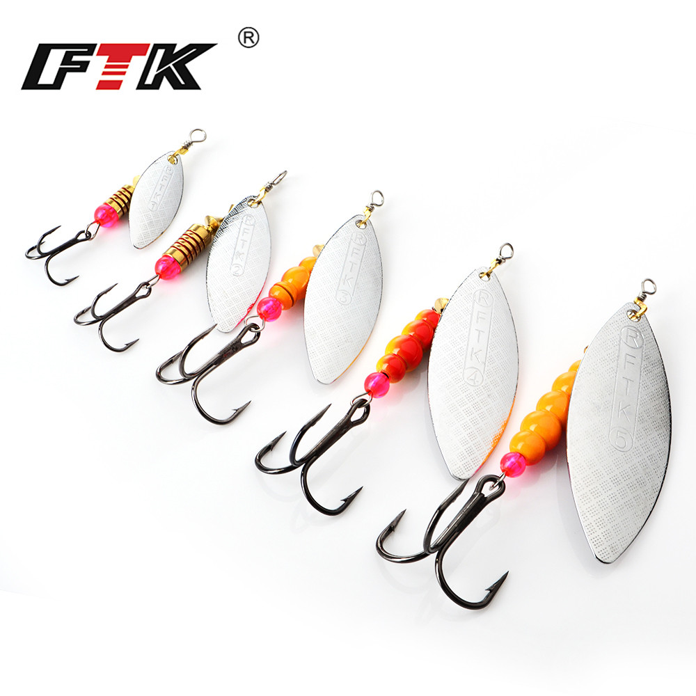 FTK Spinner Bait 4G/7G/12G/18G - Fishing Hook Treble のレビューと価格
