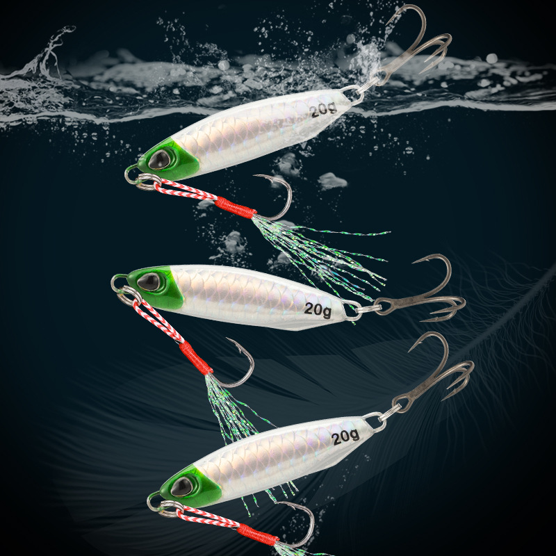 1pcs Metal Cast Jig Hooks 20g/ - Fishing Hook Treble のレビューと価格
