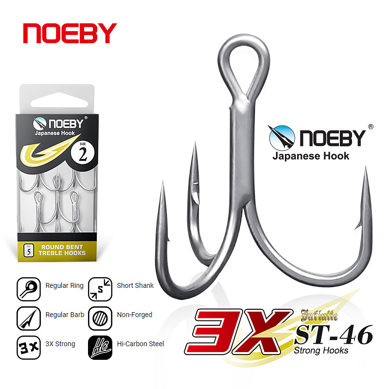 Noeby High Carbon Steel Fishin - Fishing Hook Offset のレビューと価格