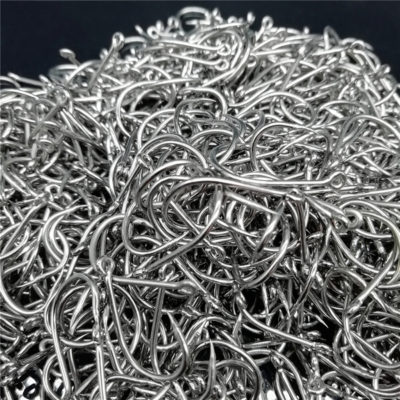 200Pcs Fishing Hooks Eyed Circ - Fishing Hook Circle のレビューと価格