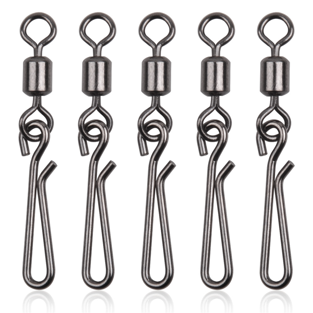 30Pcs swivels and snap for fis - Fishing Hook Stainless Steel のレビューと価格