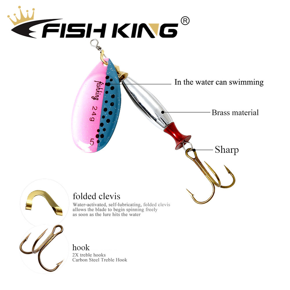 FISH KING Super Metal Fishing  - Fishing Hook Treble のレビューと価格