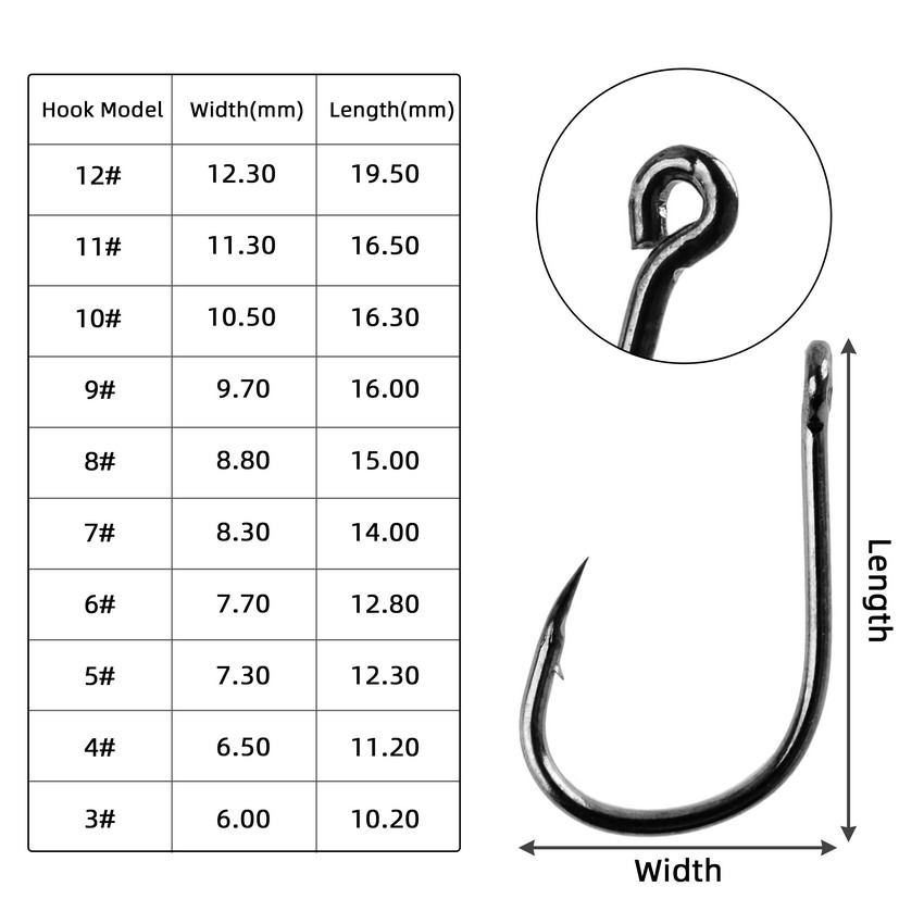 70Pcs/box Fishing Hooks Set Ki - Fishing Hook Circle のレビューと価格