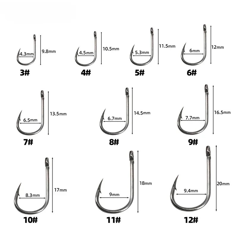 50-1600Pcs/BoxFishing Hooks Ca - Fishing Hook Assortment のレビューと価格