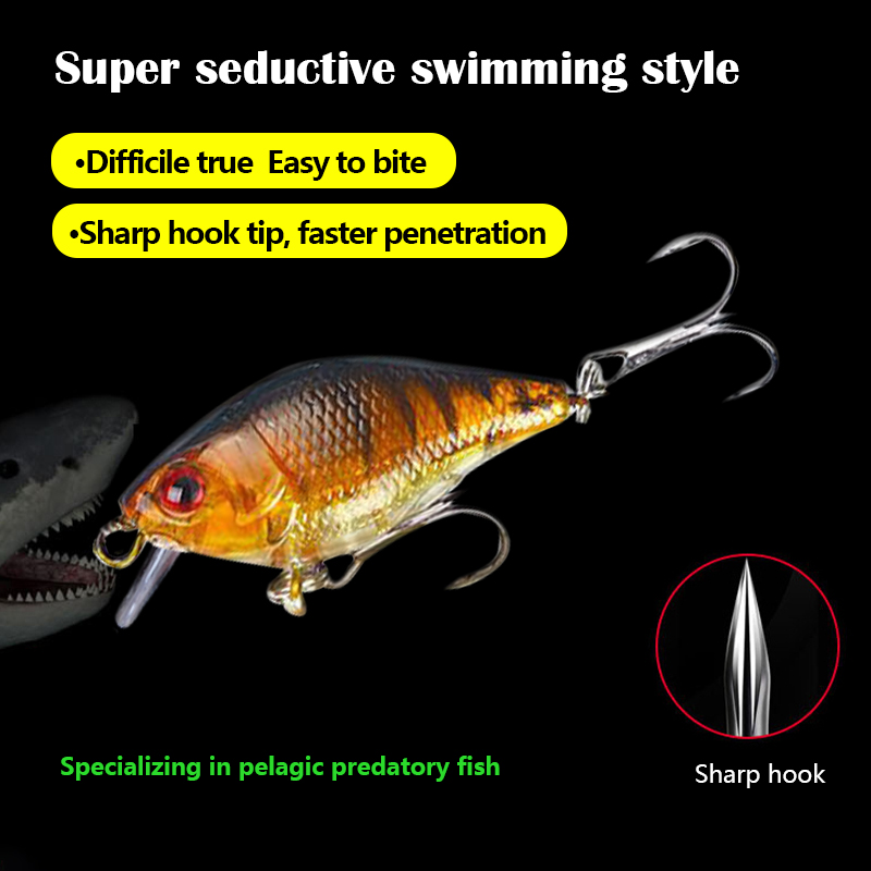 3D Eyes 7.5cm 10.2g Hard VIB L - Fishing Hook Treble のレビューと価格