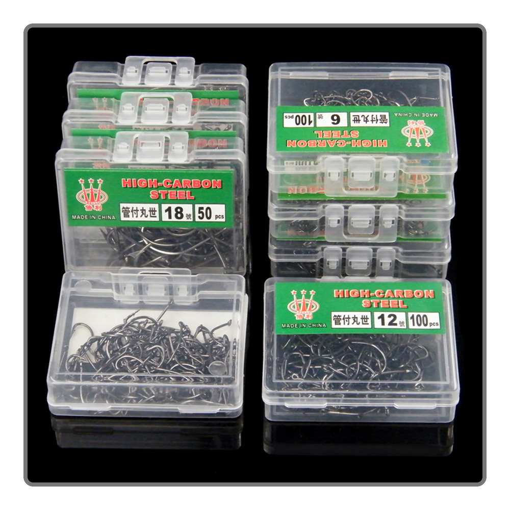 40-100Pcs per box Boxed fishho - Fishing Hook Assortment のレビューと価格