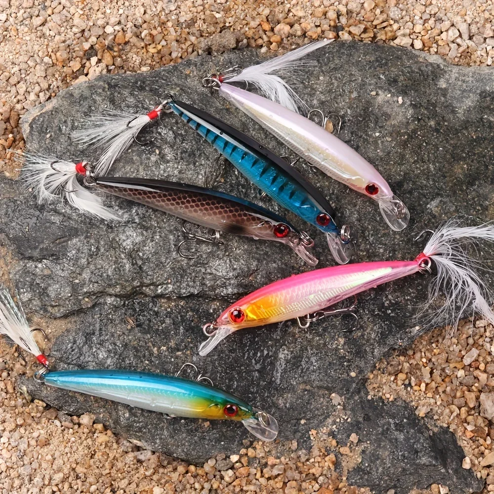 5pcs/box Laser 3D Eyes Bionic  - Fishing Hook のレビューと価格