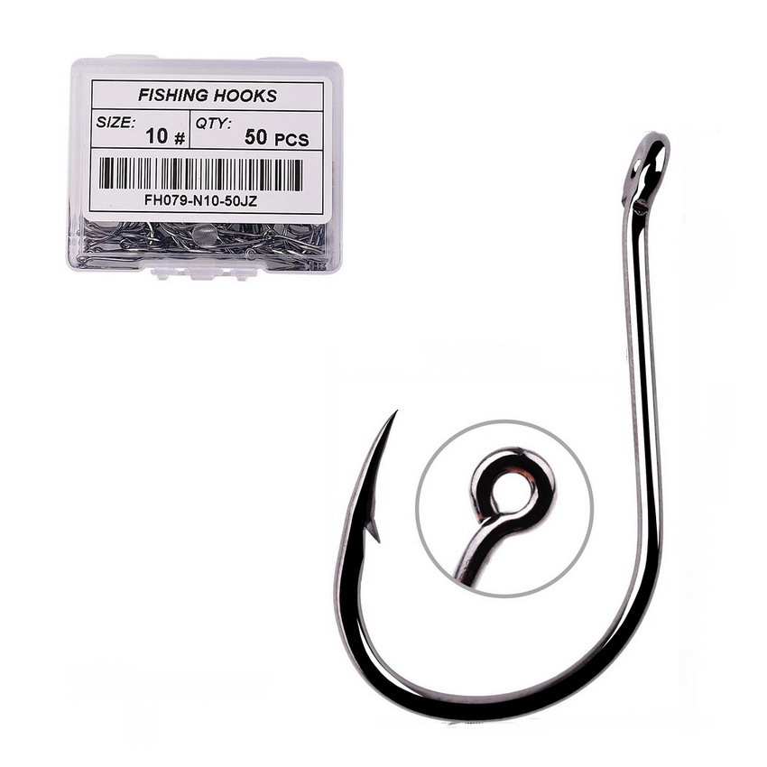 50pcs/20pcs Fishhook Coating H - Fishing Hook Circle のレビューと価格