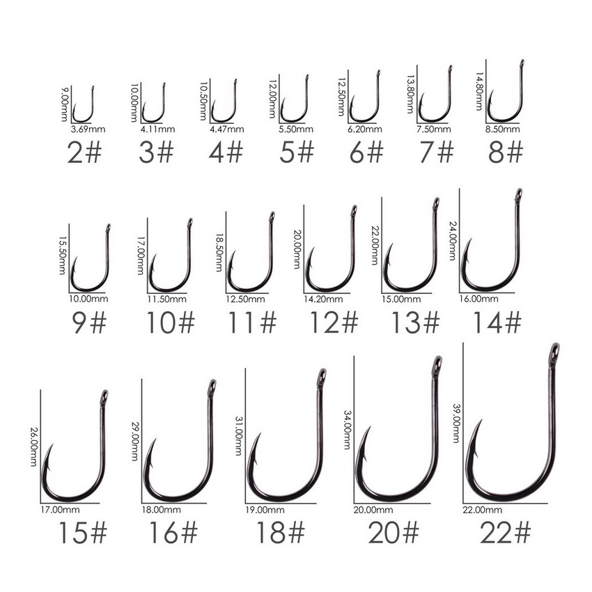 50pcs/20pcs Fishhook Coating H - Fishing Hook Circle のレビューと価格
