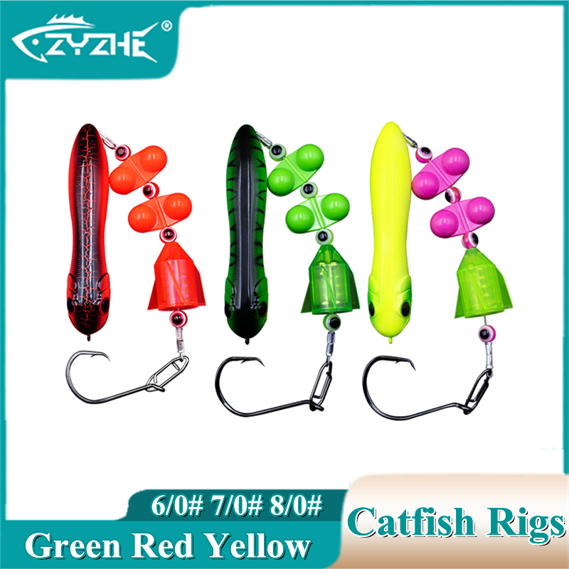 ZYZHE Catfish Rigs 1PC with 6/ - Fishing Hook Circle のレビューと価格