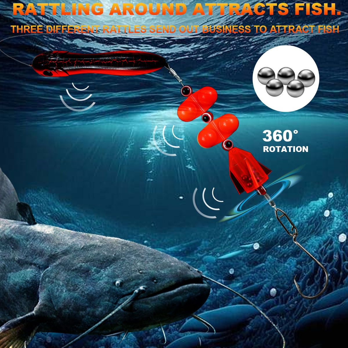 ZYZHE Catfish Rigs 1PC with 6/ - Fishing Hook Circle のレビューと価格