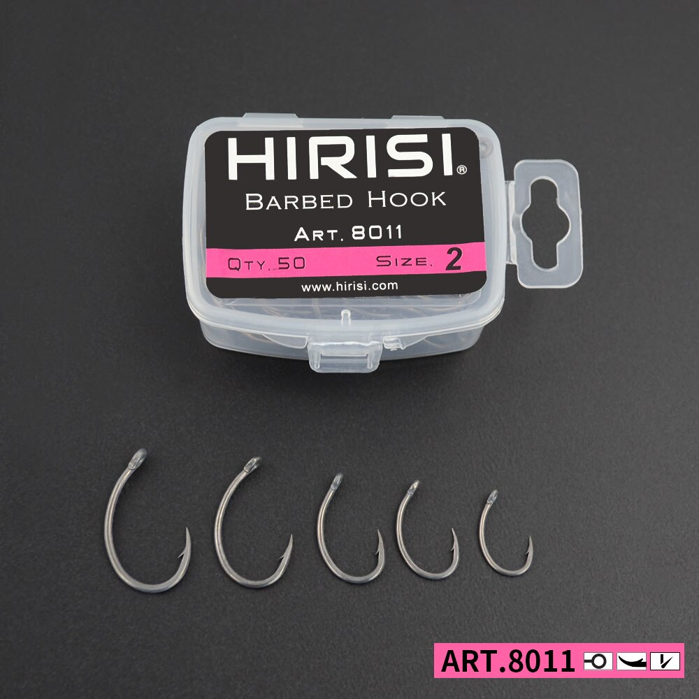Hirisi Carp Fishing Hooks 50pc - Fishing Hook Offset のレビューと価格