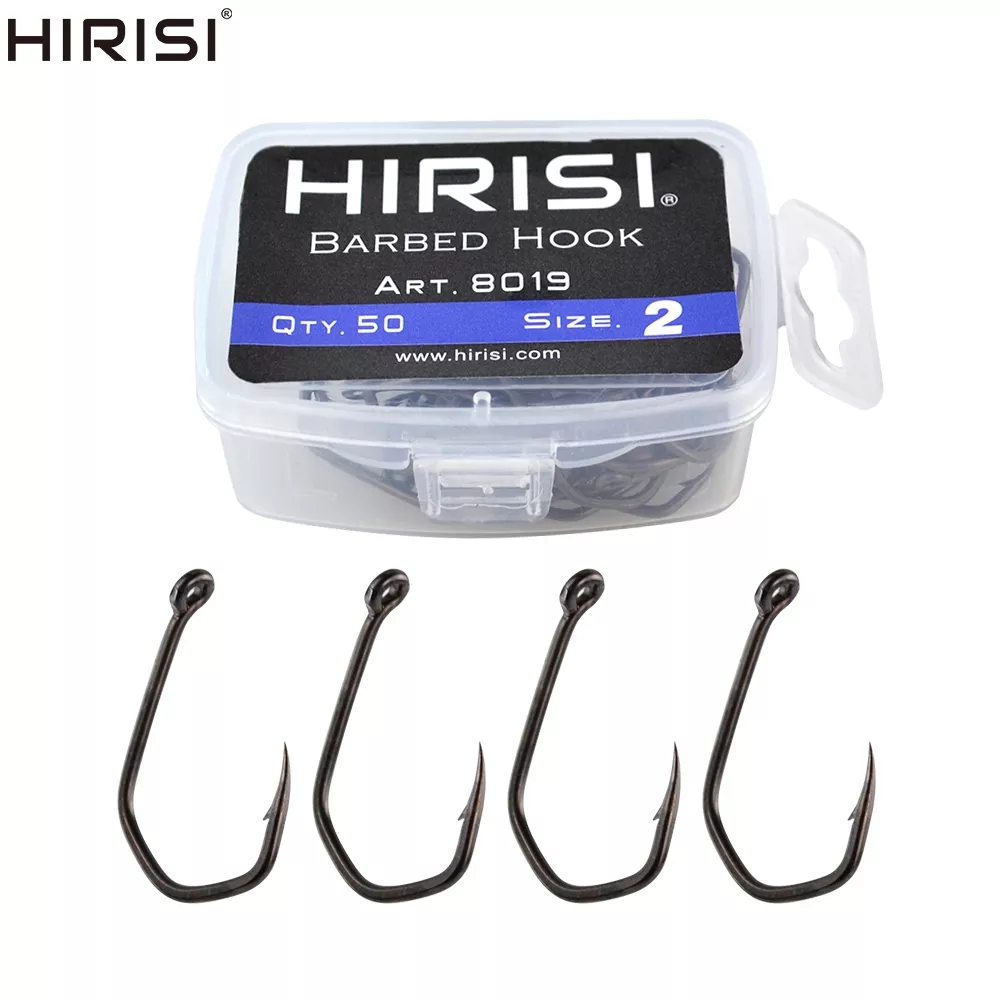 50pcs Carp Fishing Hooks Barbe - Fishing Hook Assortment のレビューと価格