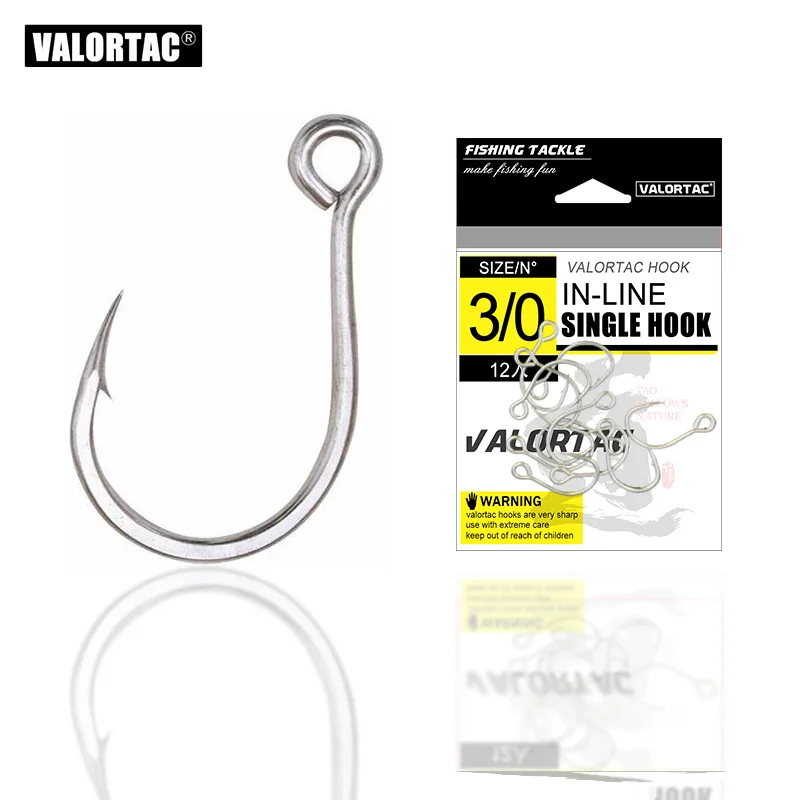 12pcs/pack  Inline Fishing Hoo - Fishing Hook Offset のレビューと価格
