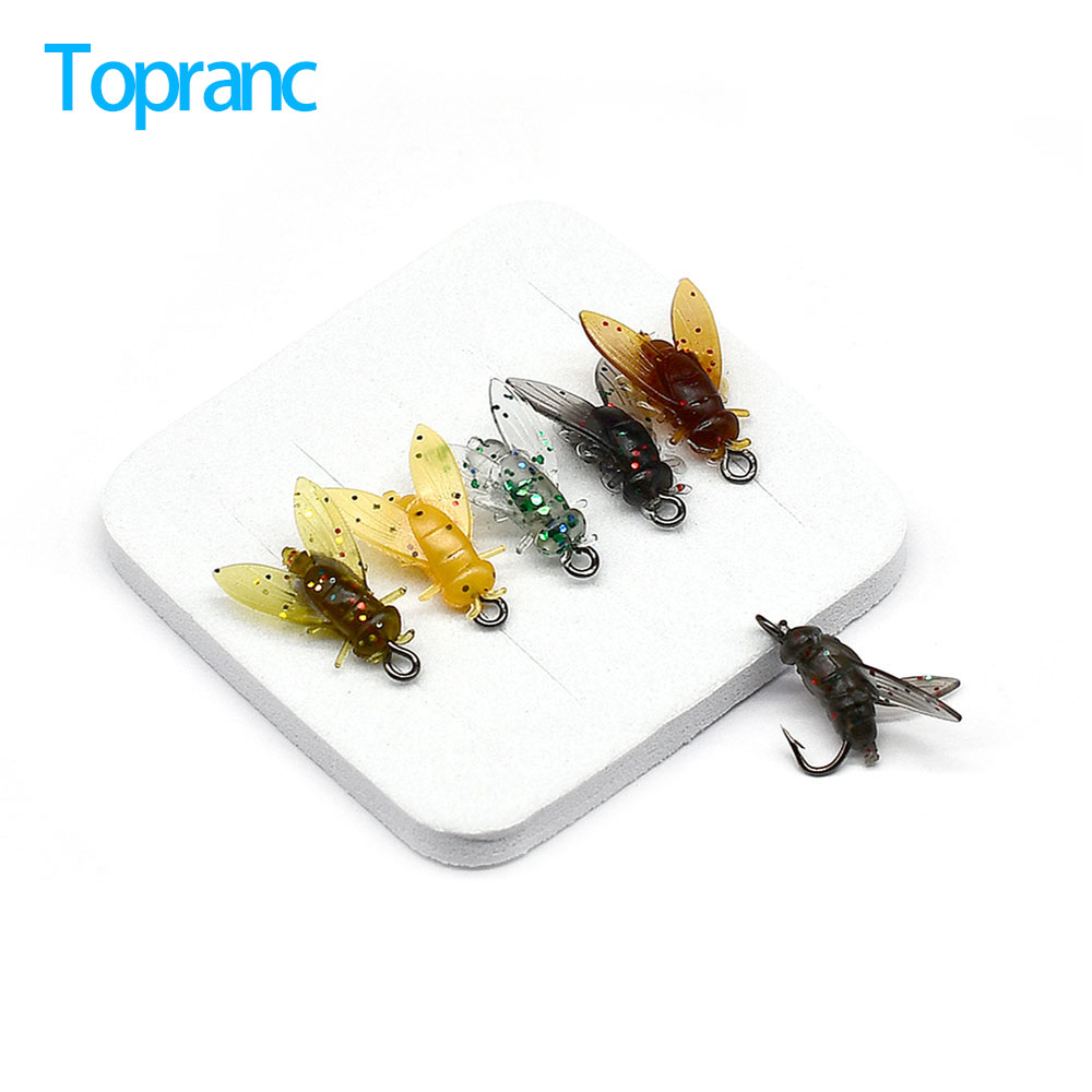 10Pcs Artificial Bionic Fly In - Fishing Hook Assortment のレビューと価格