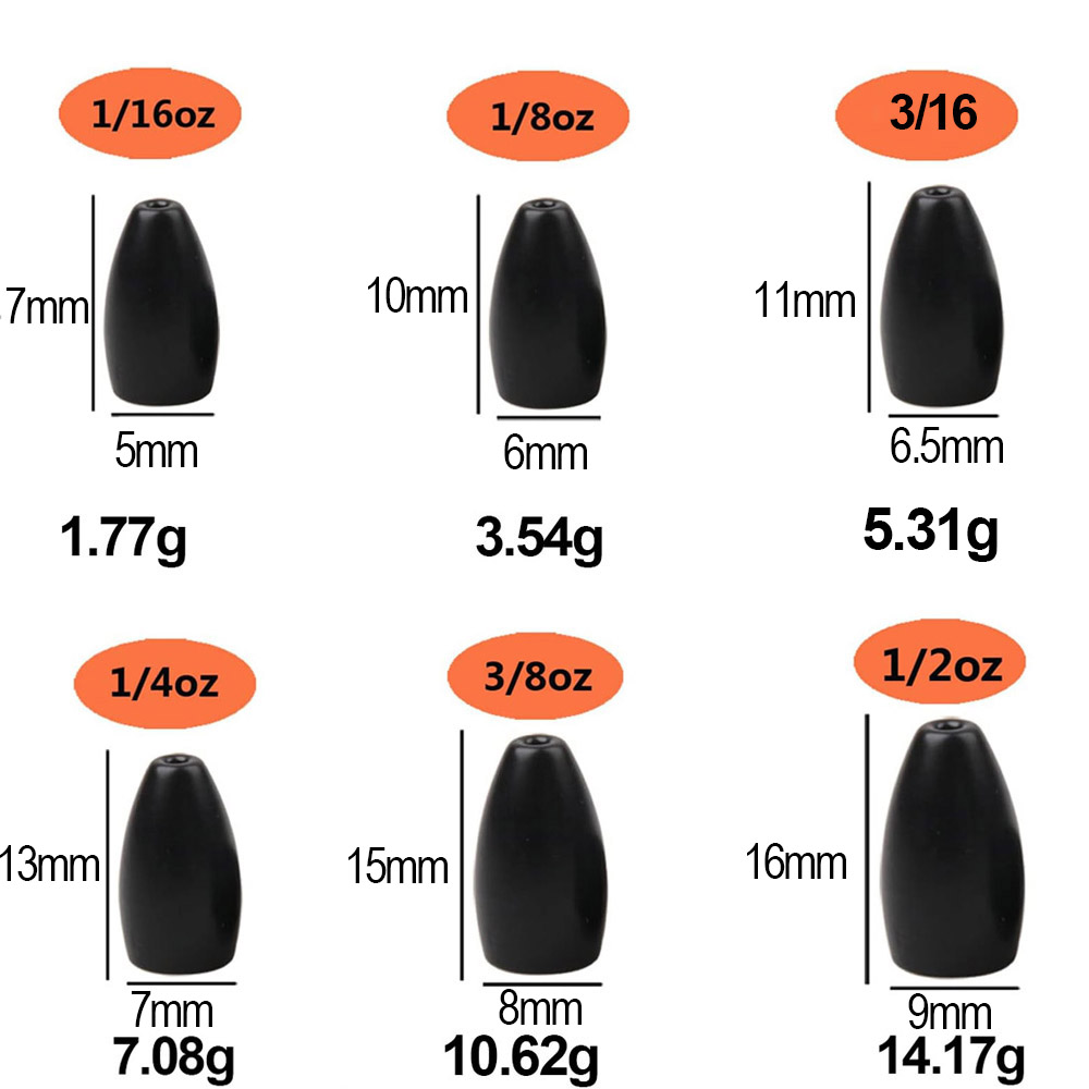 Tungsten Steel Fishing Weights - Fishing Hook Jig のレビューと価格