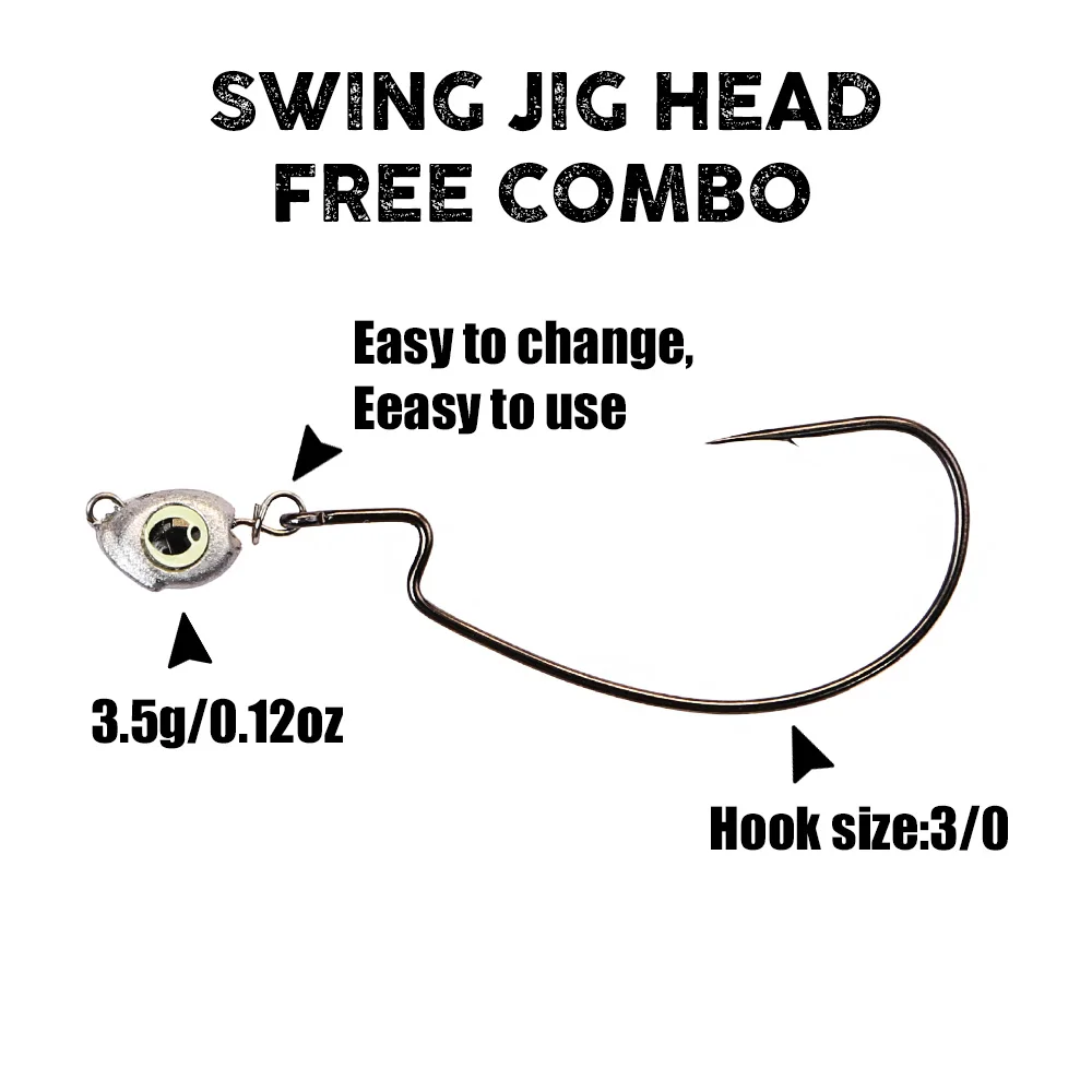 B&U Swing Jig Head Cheburashka - Fishing Hook Jig のレビューと価格