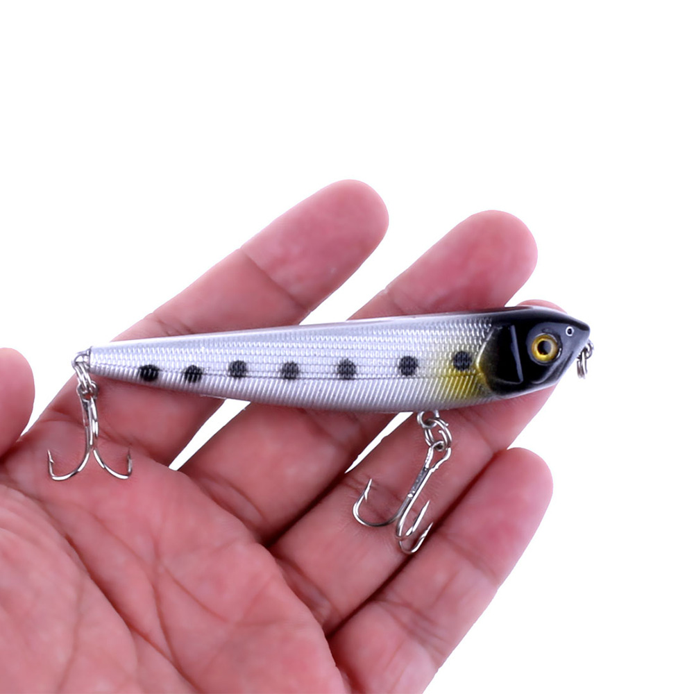 8pcs 8.5cm 9.8g Long Casting T - Fishing Hook Treble のレビューと価格